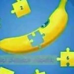 Ha jó a térlátásod, tudod, melyik kirakósdarab illik a banán közepébe